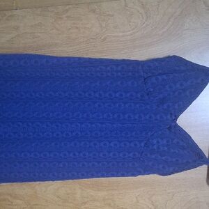 Chic Strapless Navy Dress